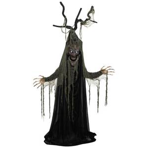 LED Lighted and Animated Tree Man Halloween Decoration - 7' - Retail: $100