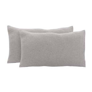 lot 4233 image: Mainstays Jersey Pillowcase Set StandardQueen Grey