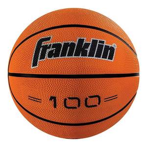 lot 4253 image: Franklin Sports Grip Rite 100 Rubber Basketball 29.5