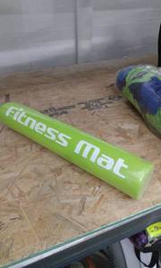 lot 4270 image: Fitness Mat Yoga Exercise Mat 14In. Thick Lime Green
