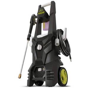 lot 64682 image: Sun Joe 1300 PSI Electric Pressure Washer w Accessories  Portable  Lightweight. - Retail $110