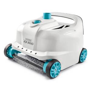 lot 64691 image: Intex 700 Gal Per Hour Above Ground Pool Cleaner Robot Vacuum w 21 Ft Hose - Retail $140