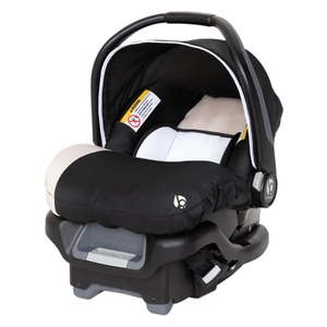 lot 64694 image: Baby Trend Ally Baby Infant Car Seat Travel System with Cover  Khaki - Retail $130