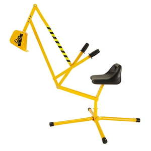 lot 64713 image: Open Box The Big Dig Sandbox Digger Crane w360 Degree Rotation wBase, Visible Use. - Retail $50