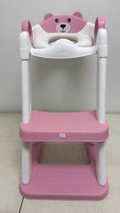 lot 5 image: Toddler Potty Training Seat with Adjustable Step Stool