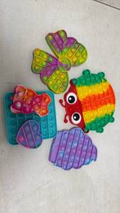 lot 36 image: Pop It Fidget Toy Lot of 6