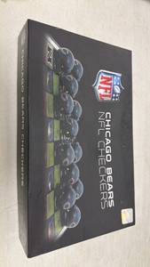 lot 46 image: NFL Chicago Bears Checkers Board Game with Helmet Game Pieces (2009)