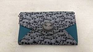 lot 59 image: The Nightmare Before Christmas Skull Print Cross Body Purse with Chain Strap and Metal Closure