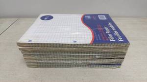 lot 82 image: Roselle College Ruled Filler Paper 150 Sheets 8x10.5 inch 3-Hole Punched Lot of 7