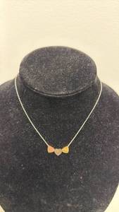 lot 115 image: Heart Pendant Necklace with Chain