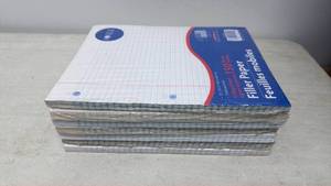 lot 121 image: Filler Paper Notebook Sheets (College Ruled) 150 Count - Lot of 7 Packs