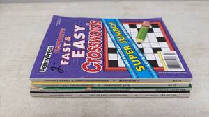 lot 127 image: Lot of 4 Crossword Puzzle Books