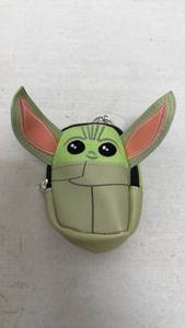 lot 169 image: Star Wars Mandalorian Baby Yoda Keychain Coin Purse Backpack