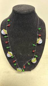 lot 175 image: Star Wars Grogu Holiday Lights Necklace