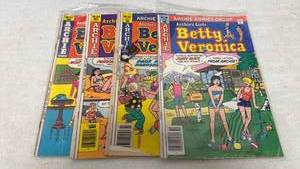 lot 188 image: Archie Comics Group Betty and Veronica Comic Book Lot of 4 Issues