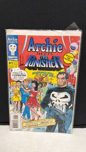 lot 191 image: Archie Meets the Punisher #1 Marvel Comic Book Giant 48 Pages