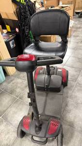 lot 206 image: Pho Spitfire Mobility Scooter (Red & Black 4-Wheel) Untested, As Pictured