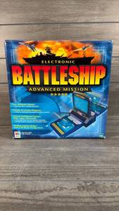 lot 105 image: Milton Bradley Electronic Battleship Advanced Mission Folding  Game