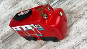 lot 122 image: Red Train Carry Case with Handle