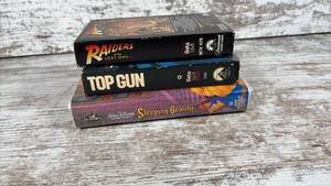 lot 130 image: Beta Movie Collection - Raiders of the Lost Ark, Top Gun, Sleeping Beauty