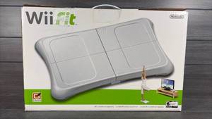lot 143 image: Nintendo Wii Fit Balance Board with Wii Fit Game