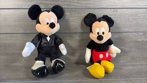lot 179 image: Disney Mickey Mouse Plush Figures Set of 2