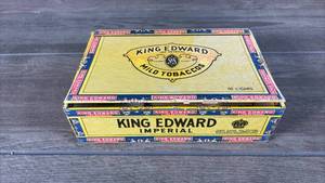 lot 207 image: King Edward Imperial 50 Cigars Box with Vintage Monopoly Cards