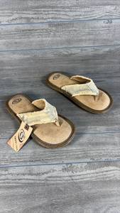 lot 219 image: Gotcha Billy Thong Sandals US 12 Fabric Upper