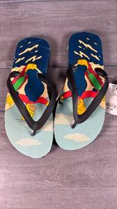 lot 237 image: The Simpsons Flip Flop Thong Sandals&nbsp