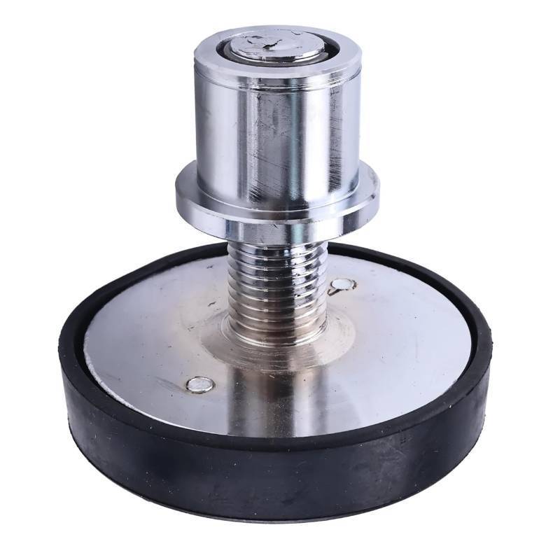 lot 59263 image: 42mm Shaft Screw Up Car Lift Feet Pads 80mm Plus-High Lift Rubber Tray, Heightening Feet Tray - Retail $24