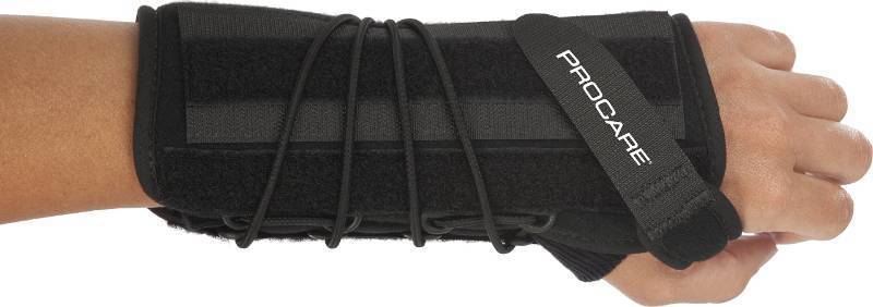 lot 39130 image: ProCare Quick-Fit II Wrist Support Brace, Left Wrist, One Size Fits Most - Retail $23