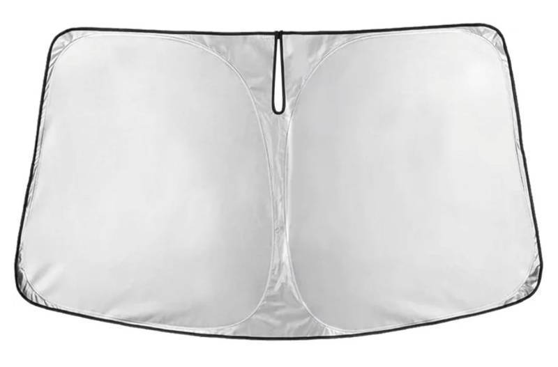 lot 59177 image: Windshield Sun Shade, Widest Point 47.5, Tallest Point 26.5 - Retail $17
