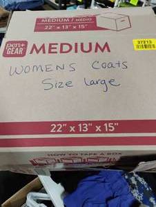 lot 37213 image: WOMENS SIZE LARGE COATS