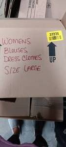 lot 37238 image: WOMENS BLOUSES DRESSCLOTHES SIZE LARGE