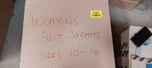 lot 37245 image: WOMENS SUIT JACKETS SIZE 10-16