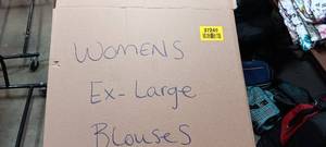 lot 37249 image: WOMENS EX LARGE BLOUSES