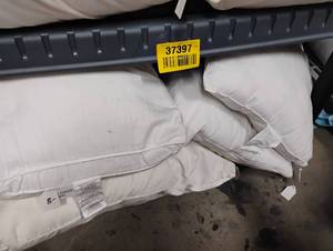 lot 37397 image: LOT OF MEDIUM BEDDING PILLOWS