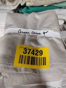 lot 37429 image: ASSORTED QUEEN PILLOW CASES.