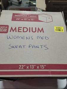 lot 37257 image: WOMENS MED SWEAT PANTS