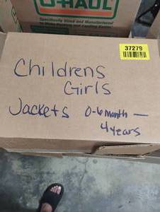 lot 37279 image: GIRLS CHILDRENS JACKETS SIZE 0-6 MONTHS & 4 YEARS
