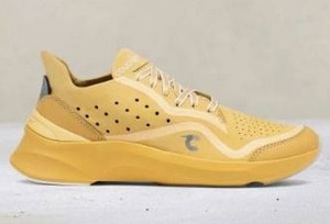 lot 10024 image: Courser Uno Womens Golden Haze Mono Sneaker, Size 9.5  Retail $595