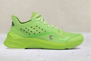 lot 10025 image: Courser Uno Womens Acid Green Running Shoe, Size 9  Retail $595
