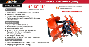 lot 16027 image: Starvox 42 Skid Steer Auger  SV-AG42
