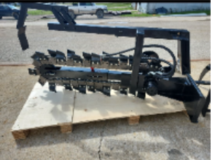 lot 1543 image: Vorx Mini Skid Steer Trencher Attachment  NL405