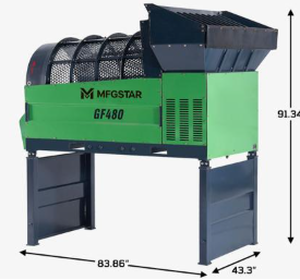 lot 3002 image: MFGSTAR Trommel Screener  GF480