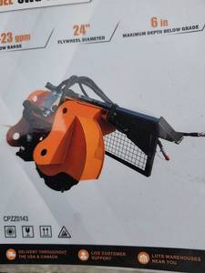 lot 2414 image: Landhonor Skid Steer Stump Grinder  SWG-13-24D