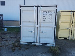 lot 7000 image: One Way Use 12ft Shipping Container  CTTN0123112  Window &amp Entry Door