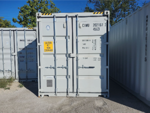 lot 8100 image: 40 High Cube Shipping Container  One-Way Use  Four Doors  CIMU0585139