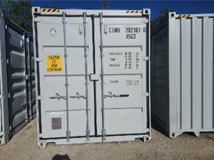 lot 8231 image: 40 High Cube Shipping Container  One-Way Use  Four Doors  CIMU2020954