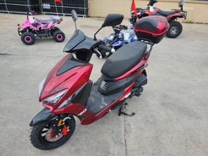lot 57 image: Fncus 150 Scooter  XH150T-4  Red  Vin LCSAB3A10T1001104&nbsp